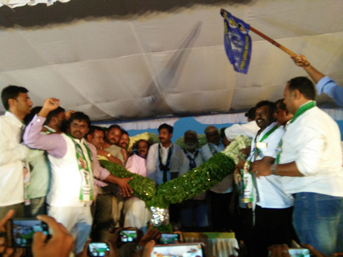 ಹನೂರು: ಬಿಎಸ್ಪಿ ರಾಜ್ಯಾಧ್ಯಕ್ಷ ಮಹೇಶ್ ನೇತೃತ್ವದಲ್ಲಿ ವಿಕಾಸ ಪರ್ವ ಸಮಾವೇಶ